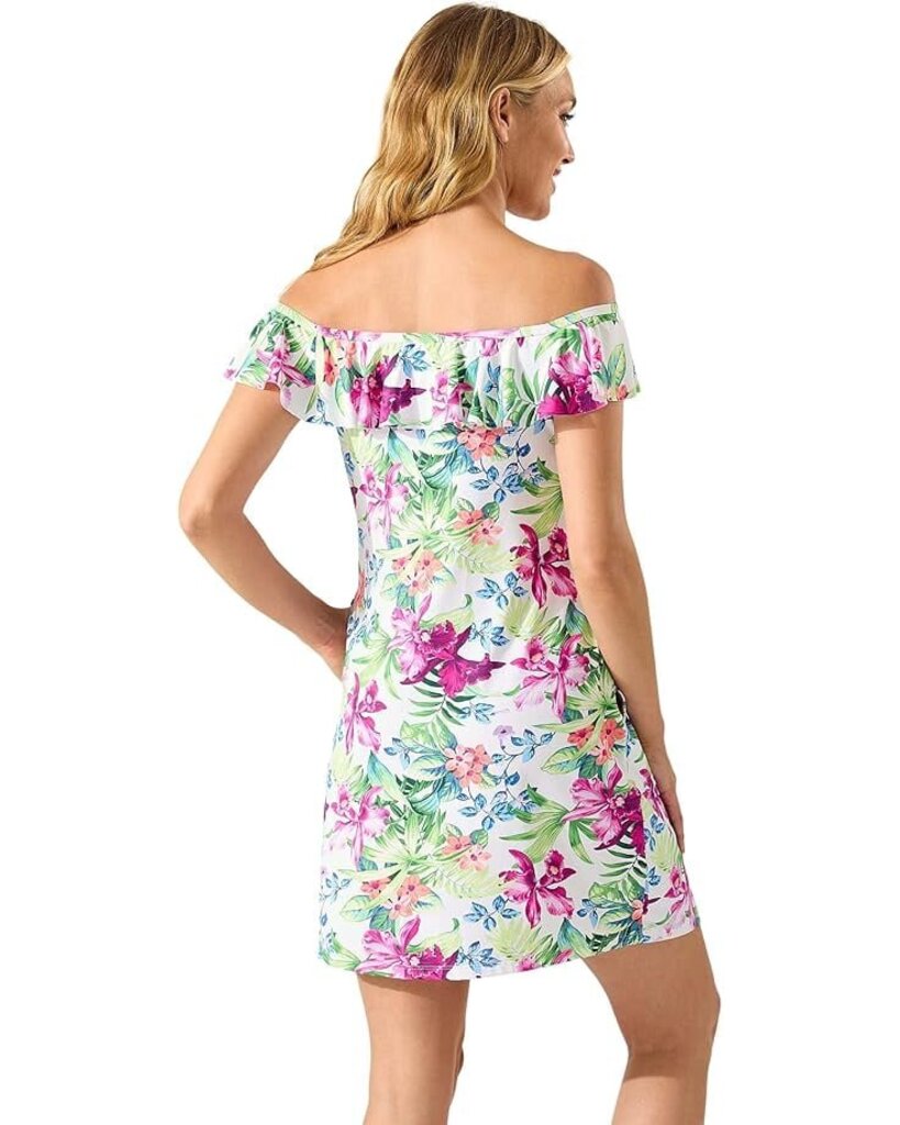 Tommy Bahama Coastal Gardens Off-the-Shoulder Cover Up - Size Medium