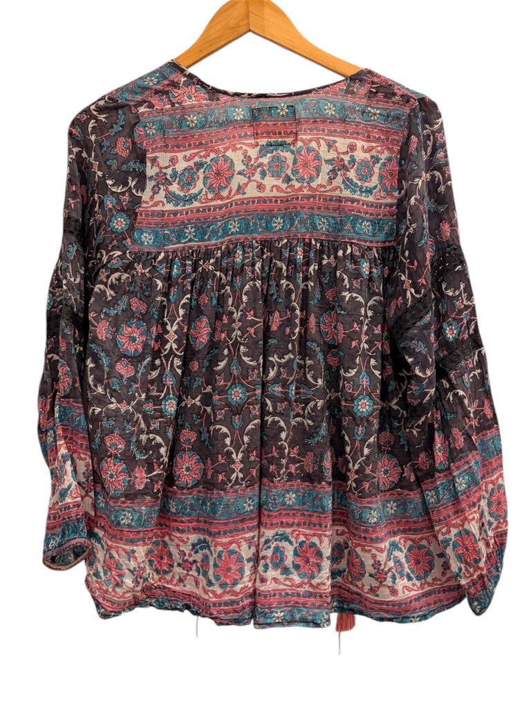 Bell Tassel Lace Detailed Blouse - Size Small