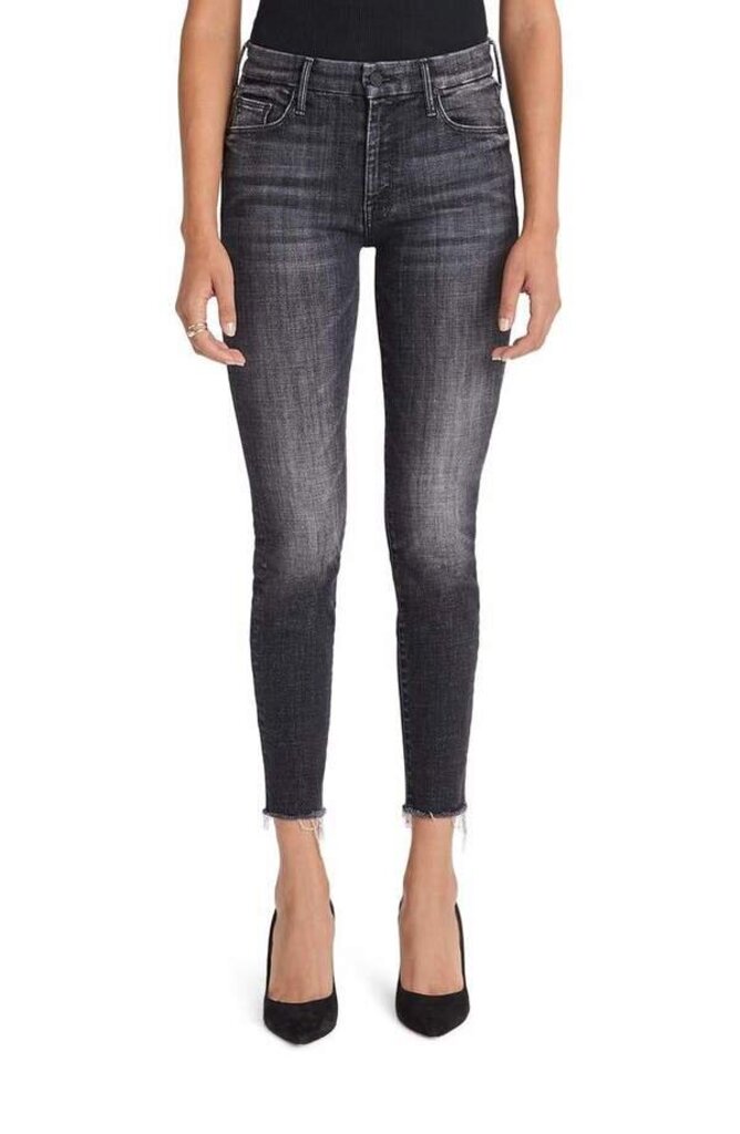 Mother The Looker Ankle Fray Jeans - Size 24