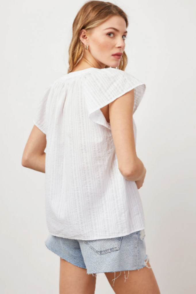 Rails Alena Powder Stripe Top (Retails for $148) - Size Small