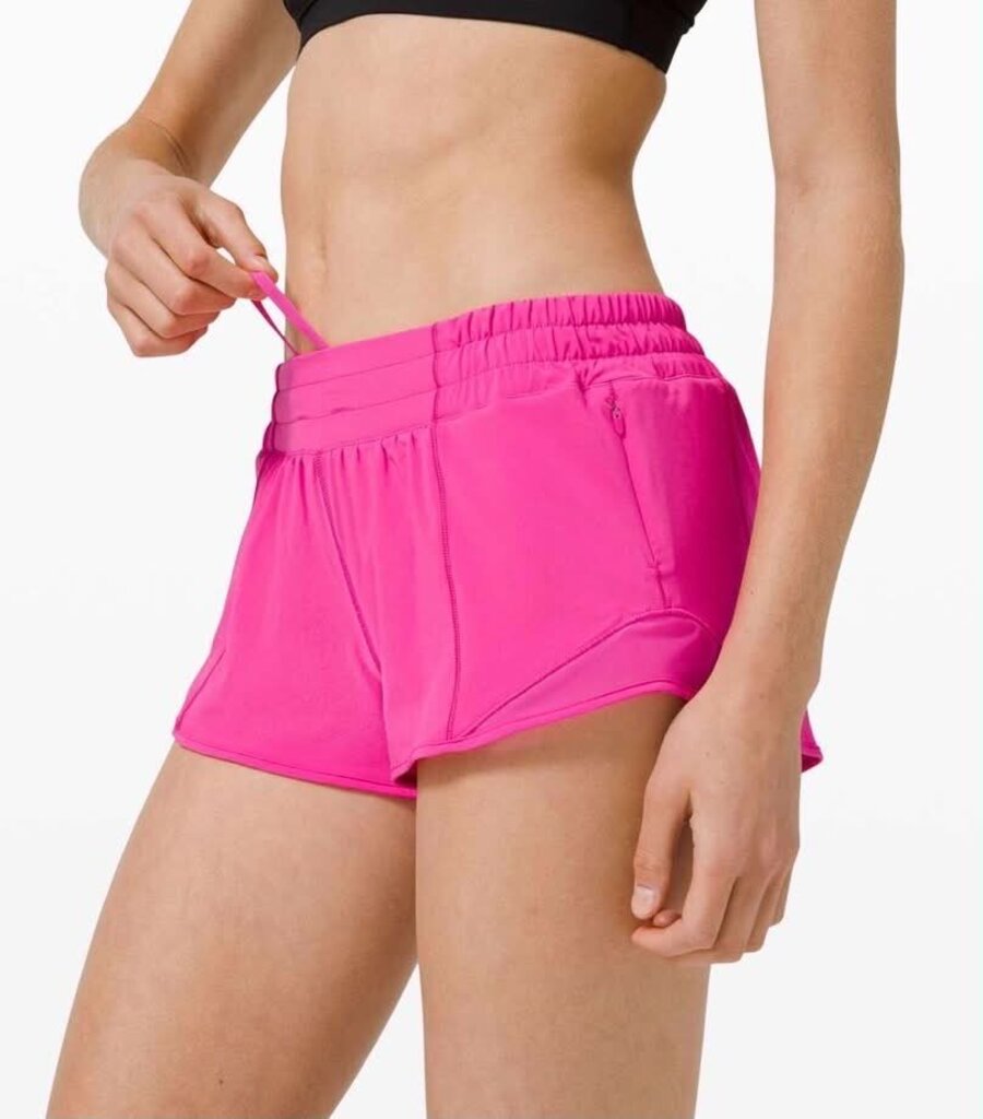 Lululemon Hotty Hot Shorts In Sonic Pink - Size 4