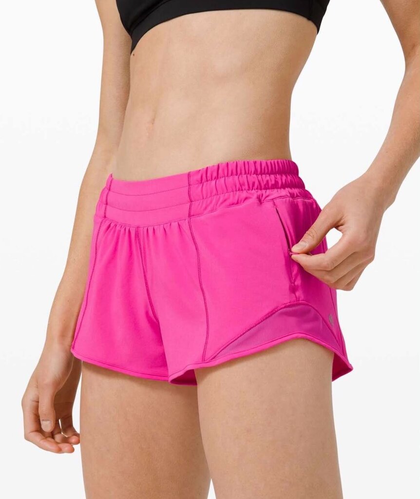 Lululemon Hotty Hot Shorts In Sonic Pink - Size 4