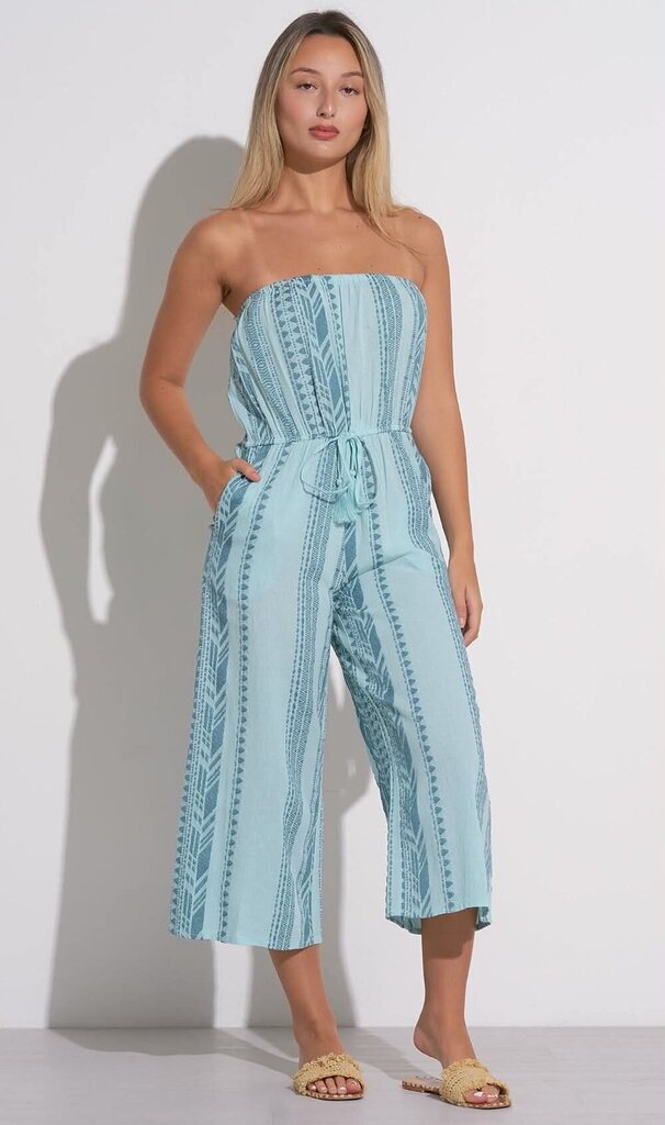 Elan Manu Strapless Romper - Size Small