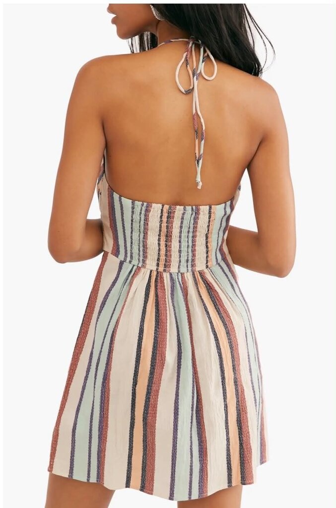 Free People Elsa Halter Mini Dress NWT - Size Large