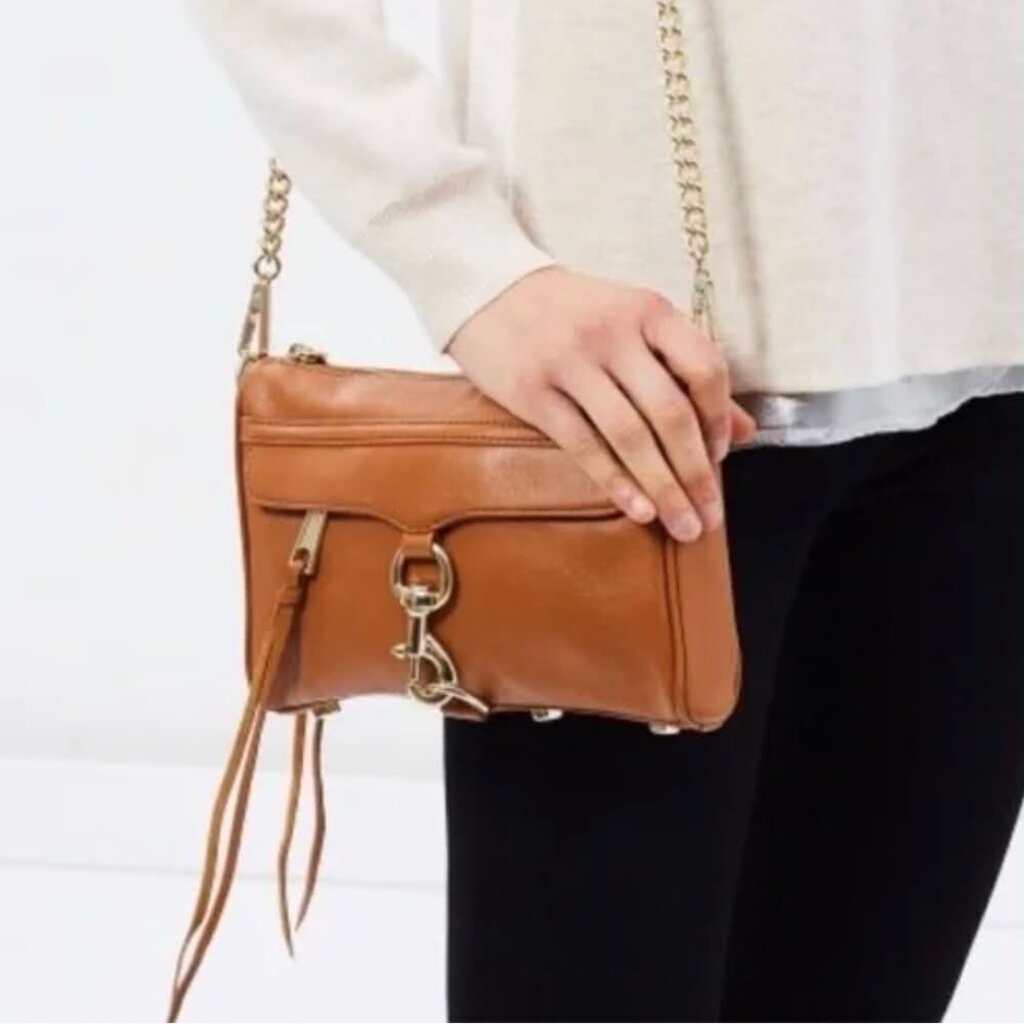 Rebecca Minkoff Tan Leather Crossbody Bag