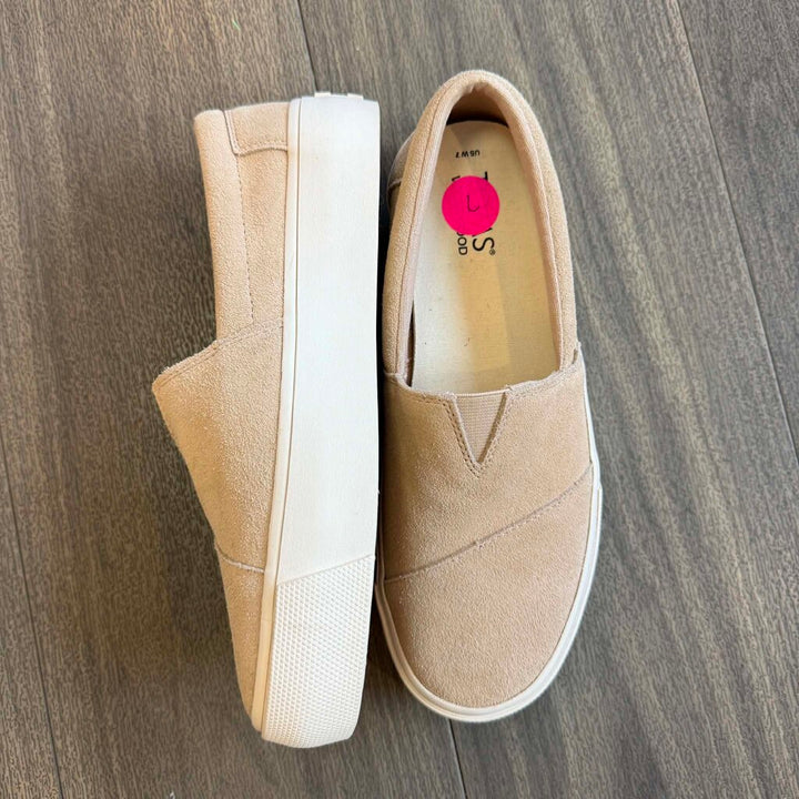 Toms Fenix Slip On Platform Sneakers - Size 7
