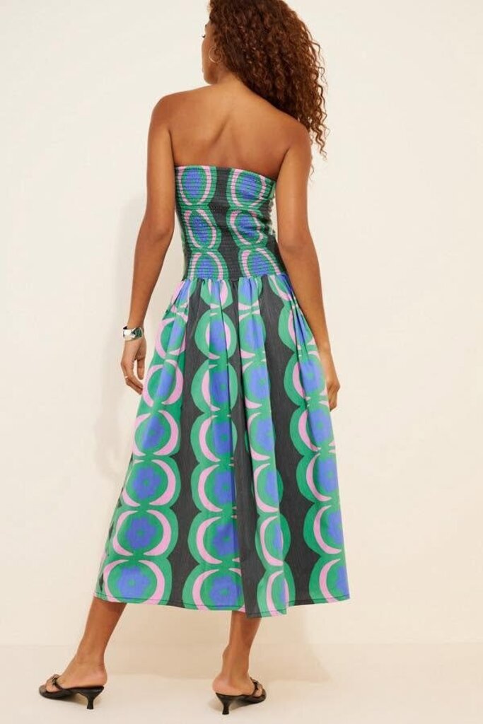 Fenareta The Flowers And The Moon Midi Dress - Size XL (Retails for $180)