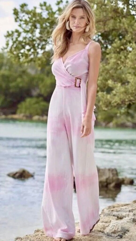Venus Tie Die Wide Leg Jumpsuit - Size 8