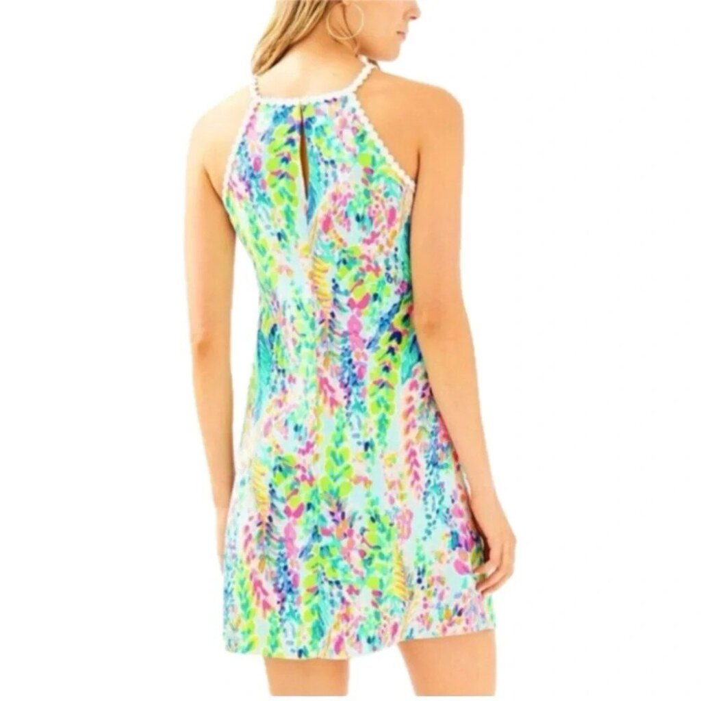 Lilly Pulitzer Pearl Soft Shift Dress in Catch the Wave Pattern - Size 2 (Retails for $178)