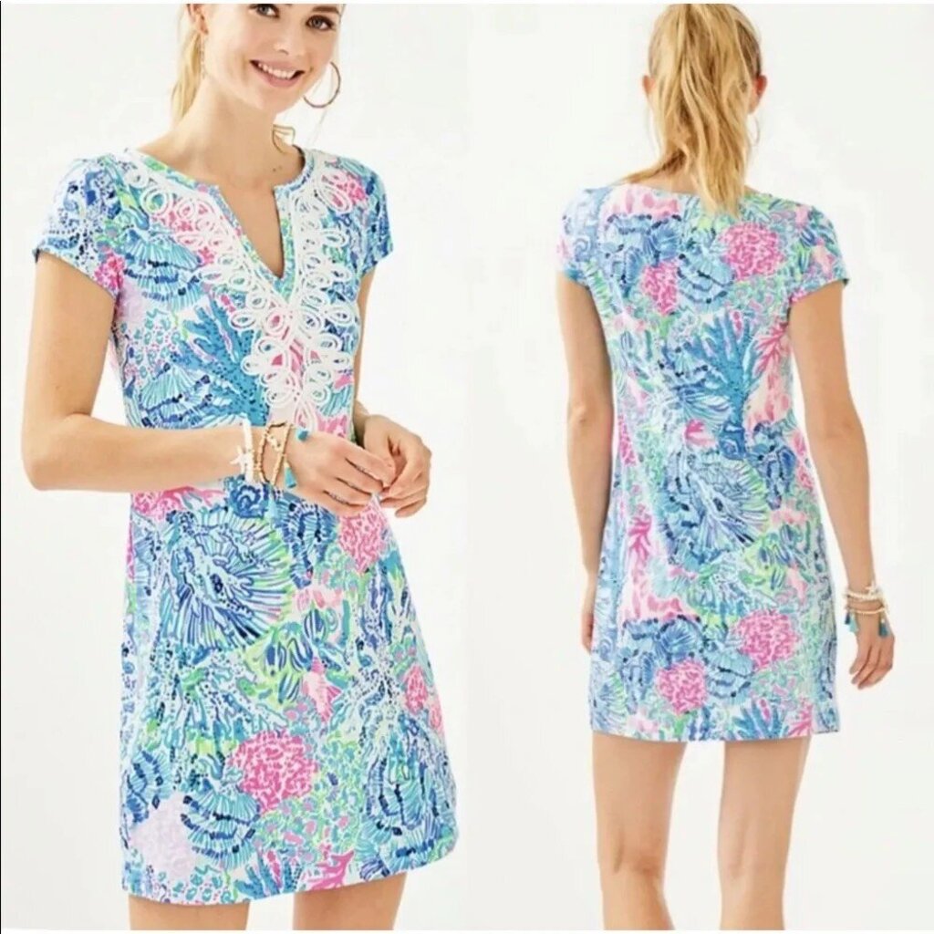 Lilly Pulitzer Brewster Dress in Sink or Swim - Size XS