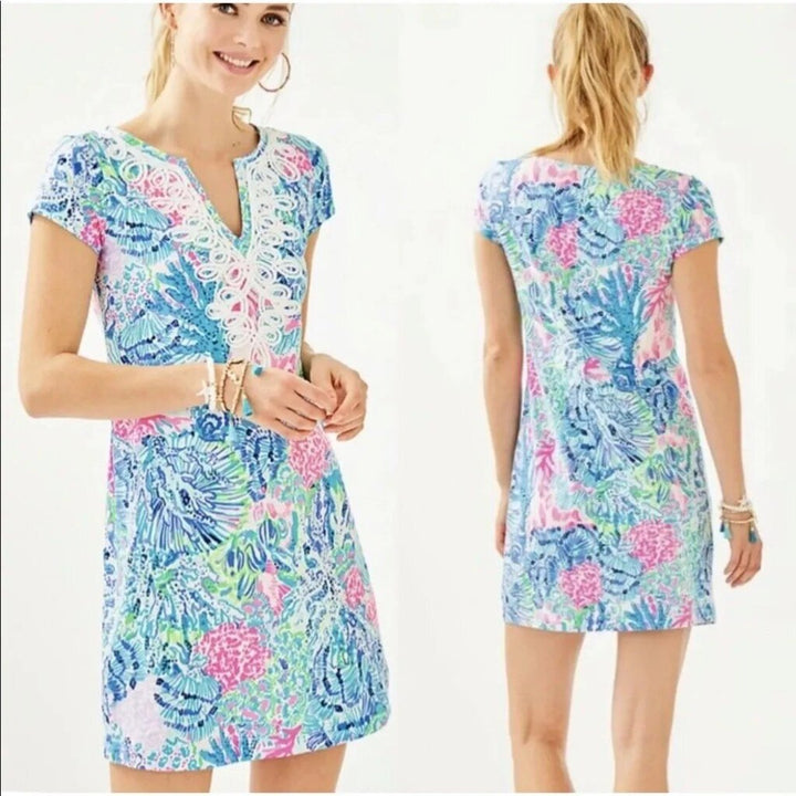 Lilly Pulitzer Brewster Dress in Sink or Swim - Size XS