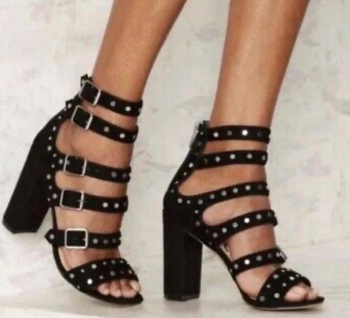 Sam Edelman York Suede Studded Heels - Size 8 (retails for $175)