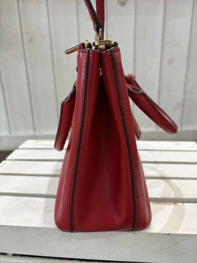Tory Burch Robinson Double Zip Leather Tote