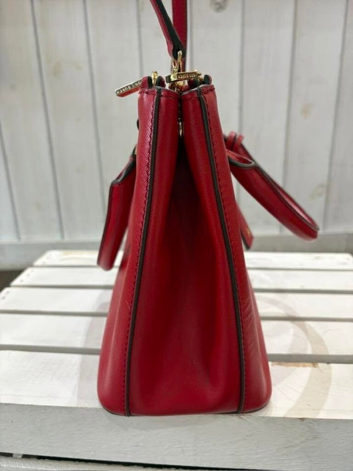 Tory Burch Robinson Double Zip Leather Tote