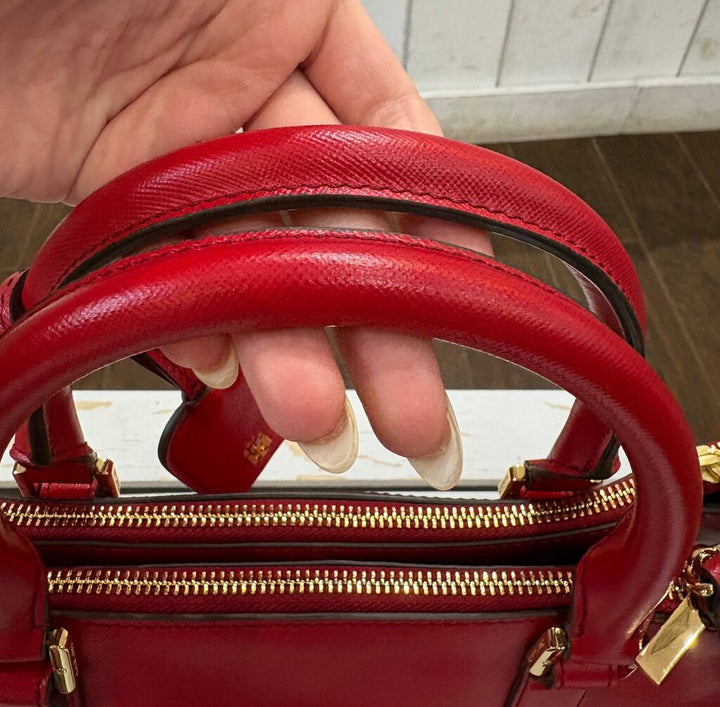 Tory Burch Robinson Double Zip Leather Tote