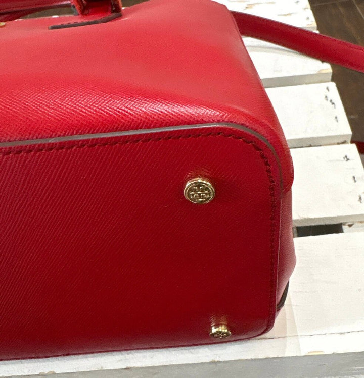 Tory Burch Robinson Double Zip Leather Tote