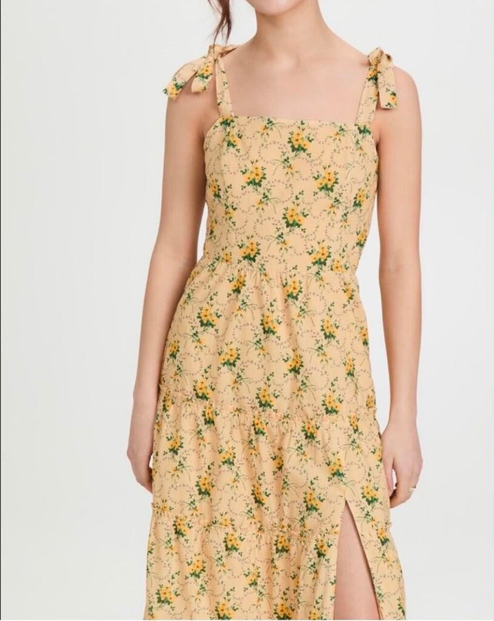 Paige Tamika Tie Shoulder Dress - Size Large