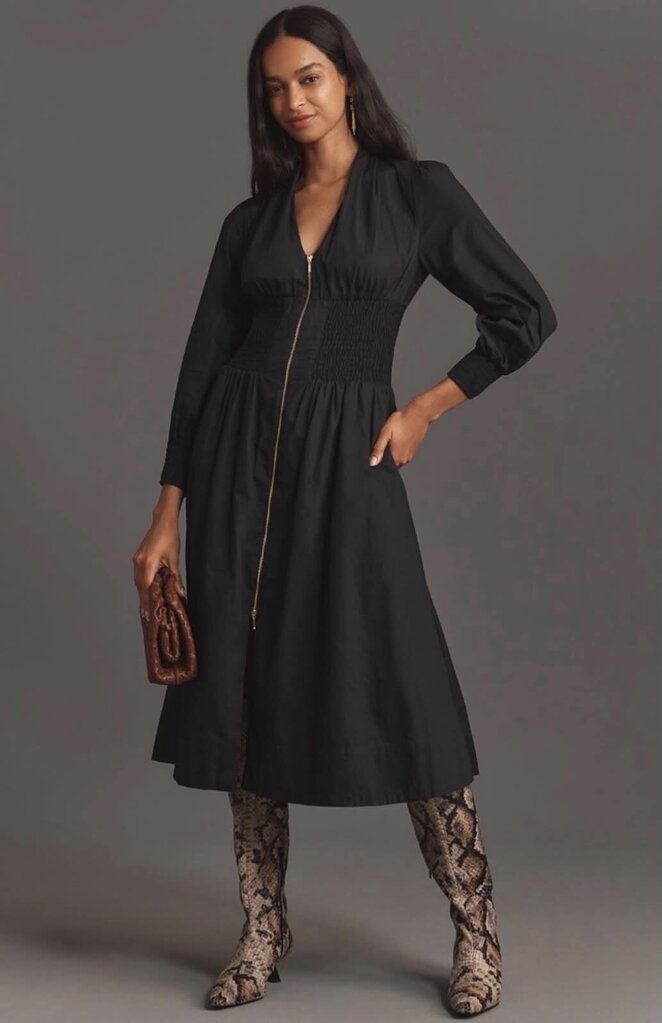 Anthropologie The Tommie Smocked Dress - Size Small