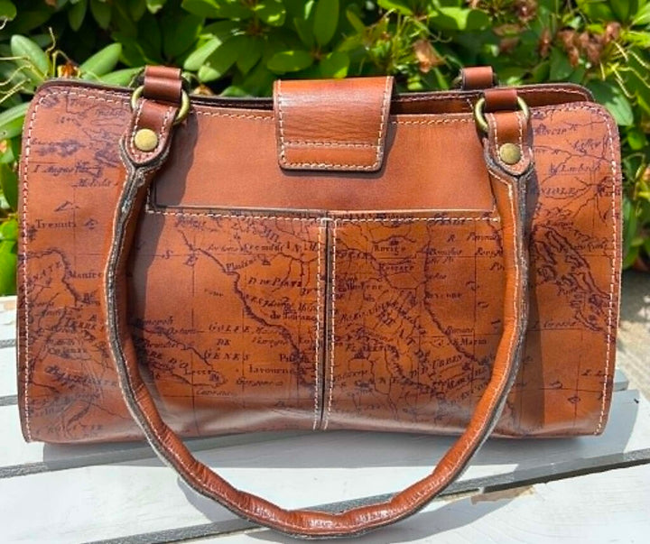 Patricia Nash Italy Signature Map Purse