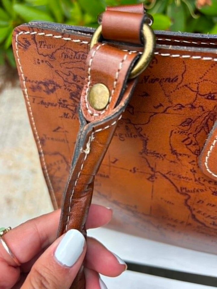 Patricia Nash Italy Signature Map Purse