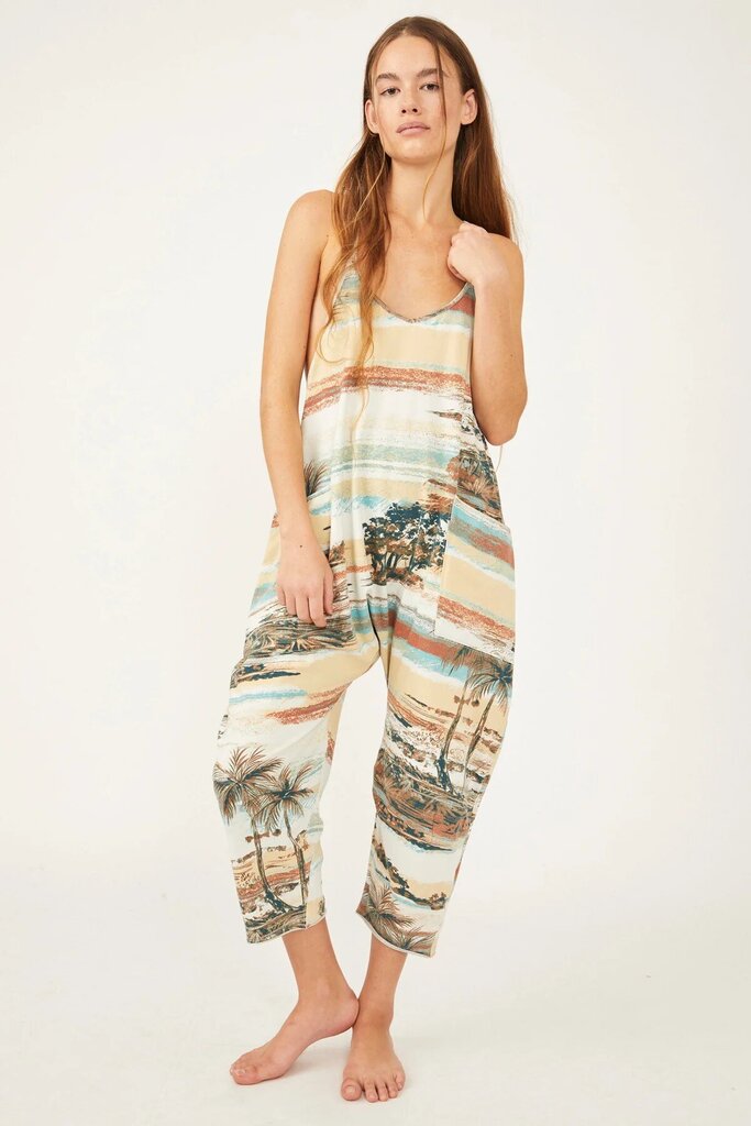 Free People NWT Hot Shot Onesie in Seaside Combo - Size XS