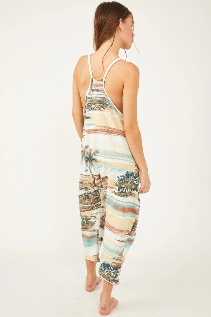 Free People NWT Hot Shot Onesie in Seaside Combo - Size XS
