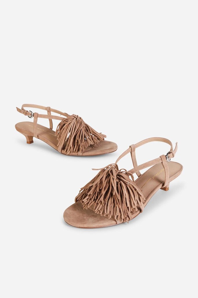 Intentionally Blank Chaperone Fringe Kitten Heel - Size 9 (Retails for $210)