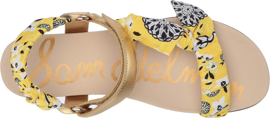 Sam Edelman Ashie Sandals in Lemon Zest Multi - Size 7.5