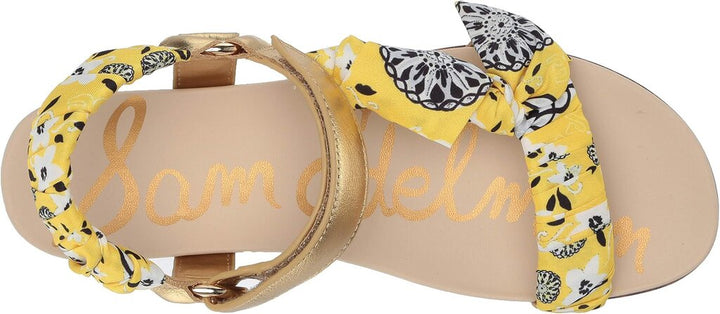 Sam Edelman Ashie Sandals in Lemon Zest Multi - Size 7.5
