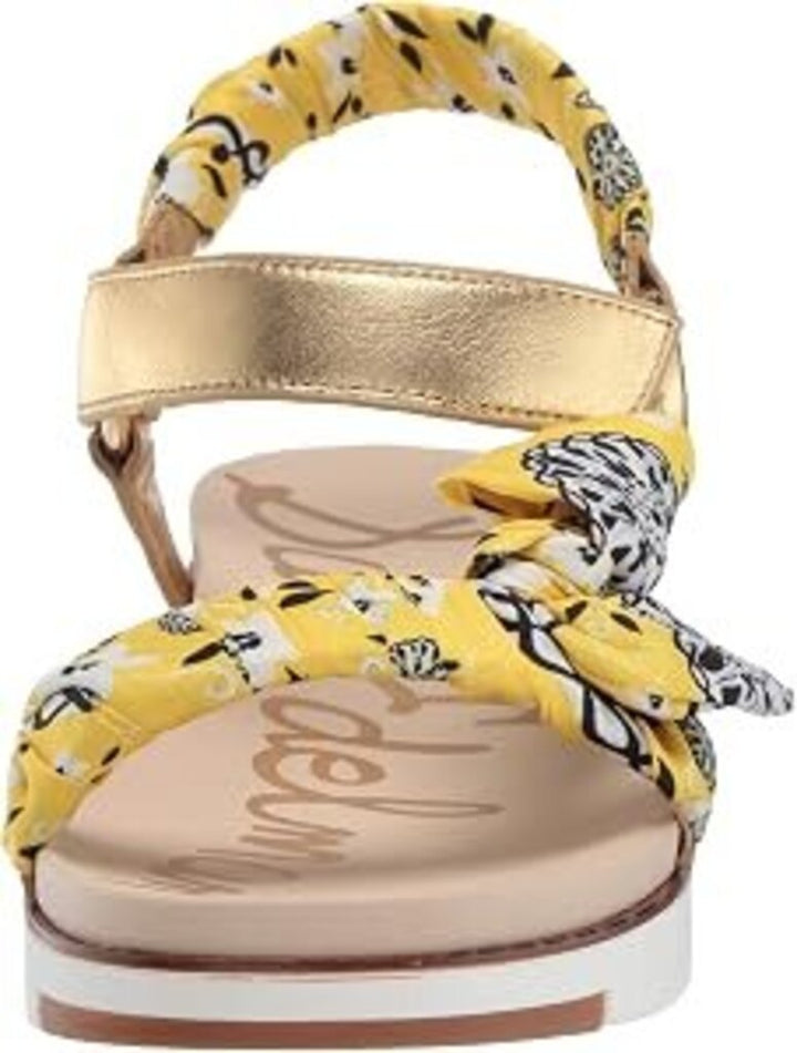 Sam Edelman Ashie Sandals in Lemon Zest Multi - Size 7.5