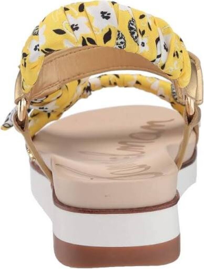 Sam Edelman Ashie Sandals in Lemon Zest Multi - Size 7.5