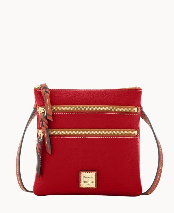 Donney & Bourke NWT Pebble Grain Triple Zip Crossbody (Retails for $168)