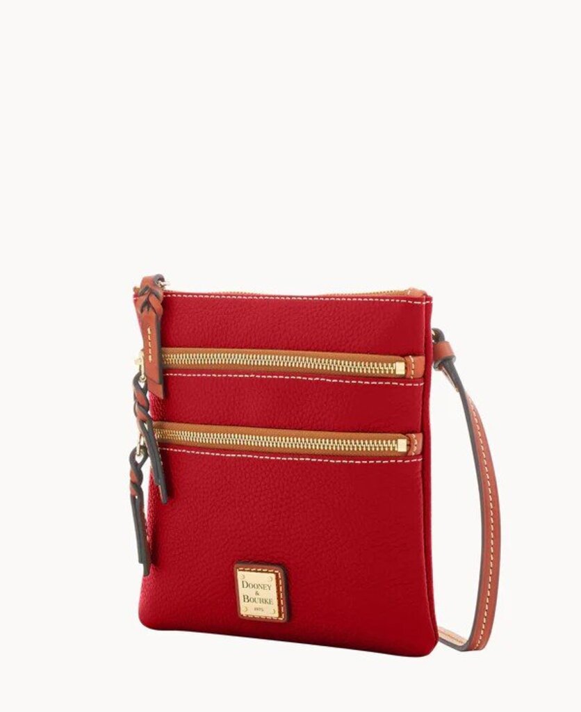 Donney & Bourke NWT Pebble Grain Triple Zip Crossbody (Retails for $168)