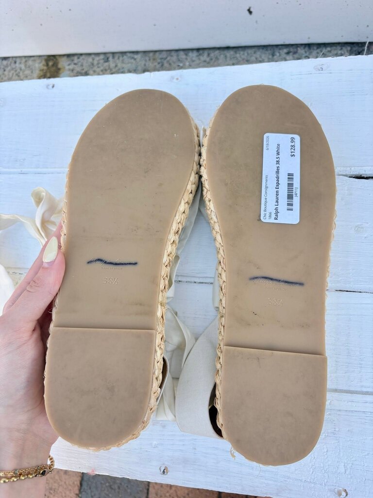 Ralph Lauren Lilyann Ikat-Print Espadrilles - Size 38.5
