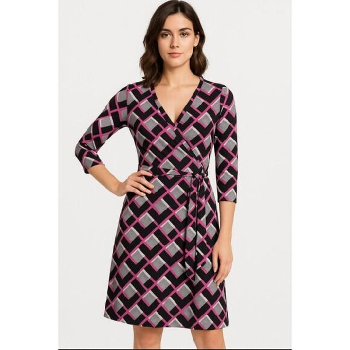Diane Von Furstenberg New Julian Wrap Dress - Size 8
