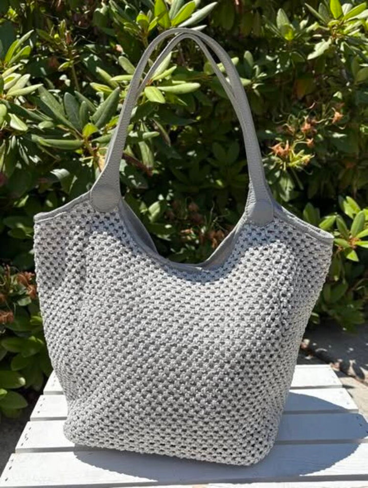 120% Lino Woven Shoulder Bag
