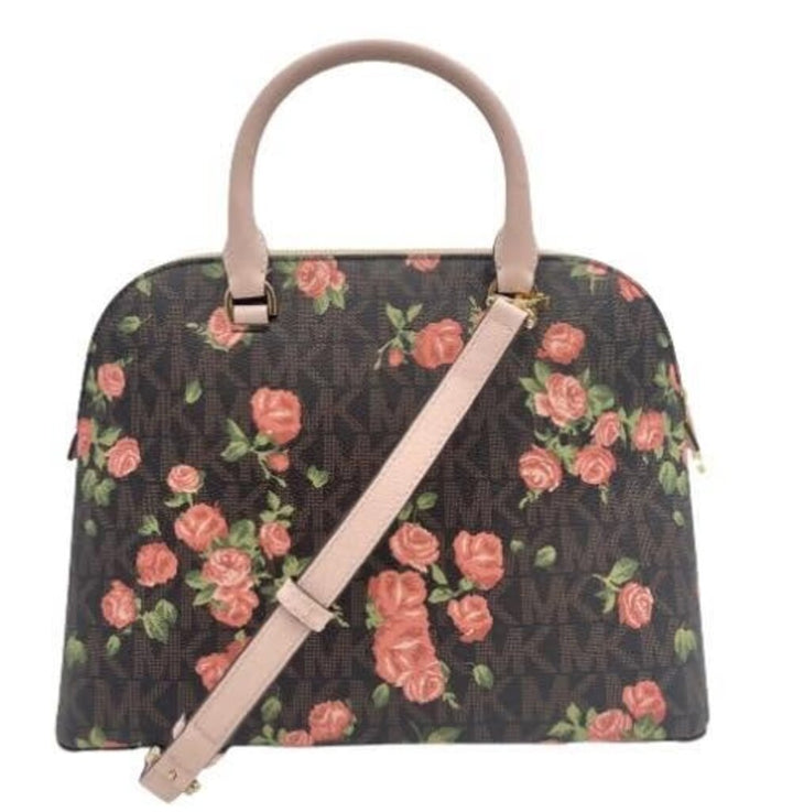 Michael Kors Signature Floral Cindy Dome Satchel