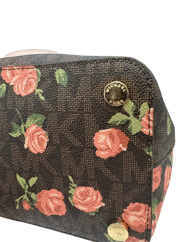 Michael Kors Signature Floral Cindy Dome Satchel