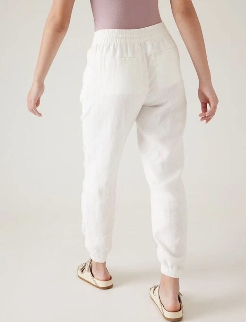 Athleta Retreat Linen Jogger Pants - Size 4