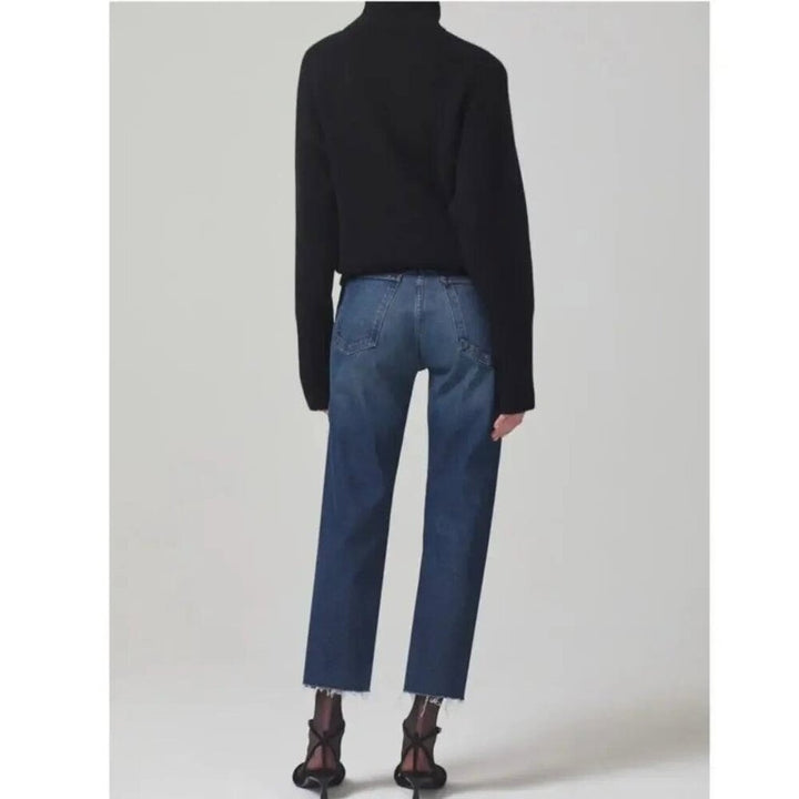 Citizen's of Humanity Daphne Crop High Rise Stovepipe Jeans - Size 26