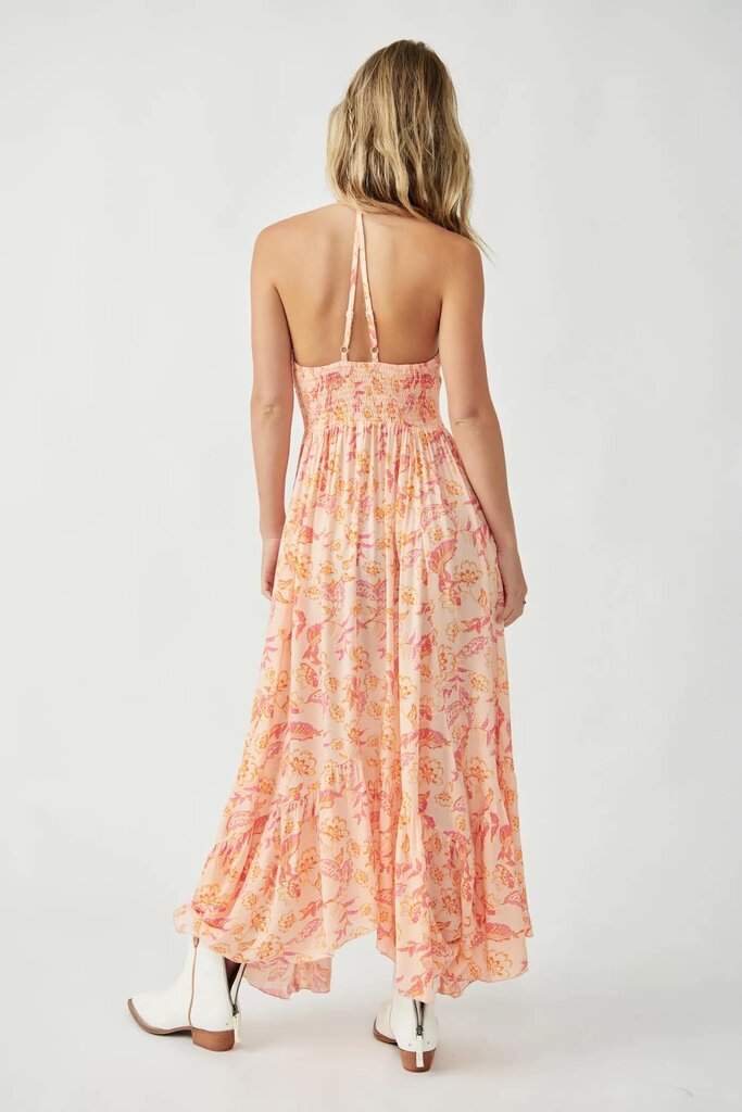 Free People Heat Wave Floral Maxi Dress - Size Large