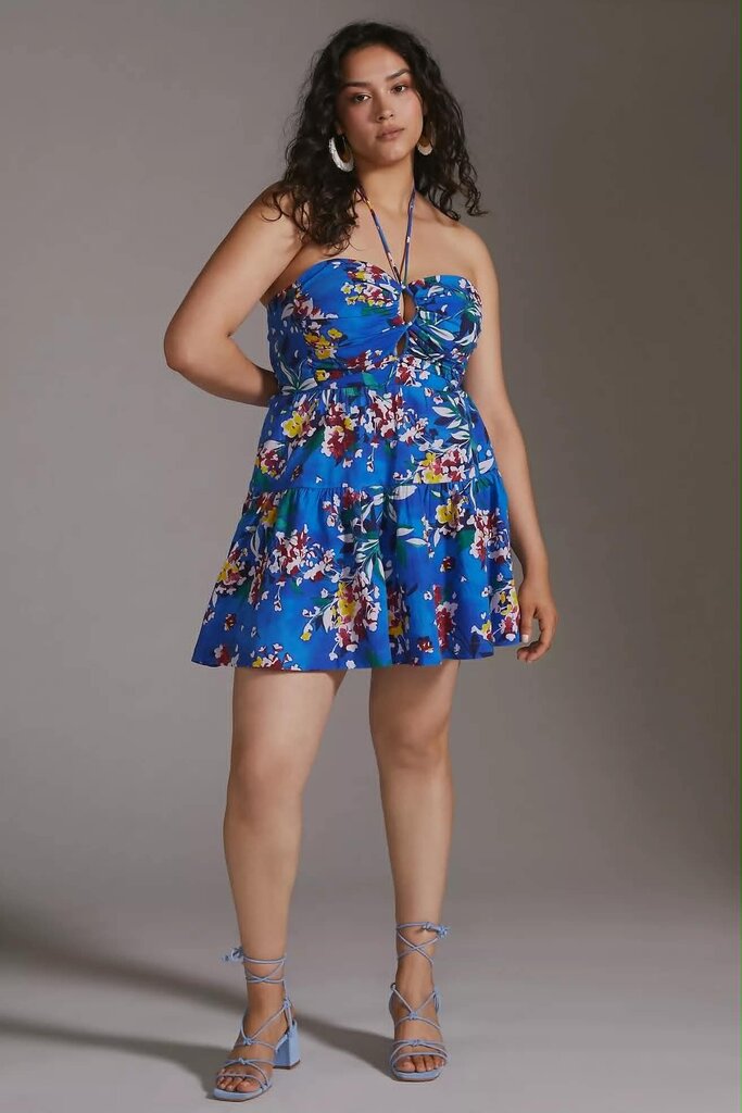 Anthropologie NWT Emily Halter Mini Dress - Size Large