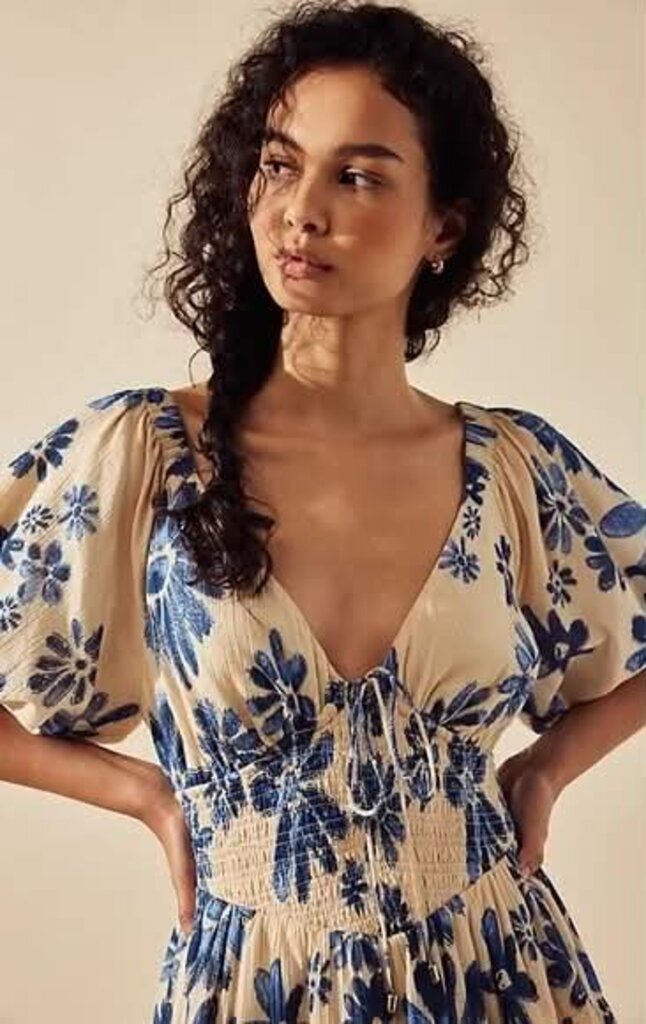 Free People Perfect Day Floral Printed Dress - Size Large