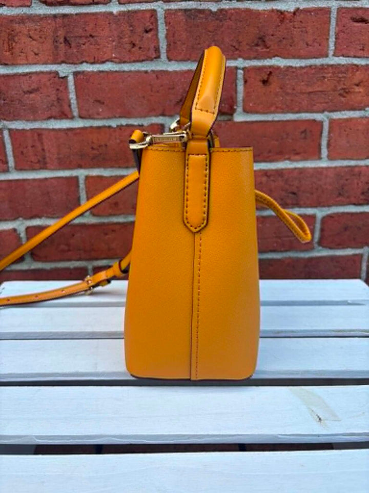 Michael Kors Suri Small Bucket Crossbody In Yellow