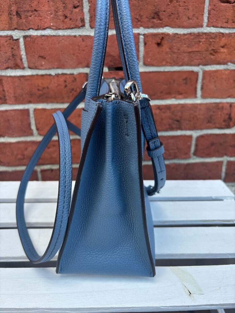 Michael Kors Mercer Messenger Crossbody In Blue