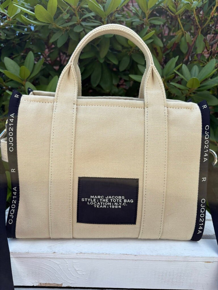Marc Jacobs The Jacquard Medium Tote Bag in Warm Sand