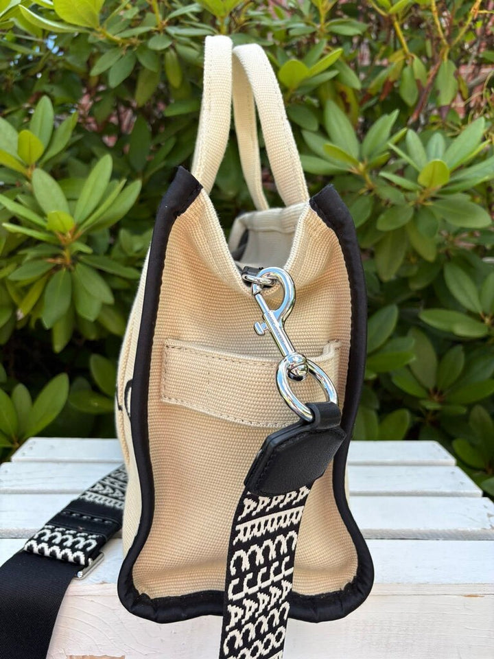 Marc Jacobs The Jacquard Medium Tote Bag in Warm Sand