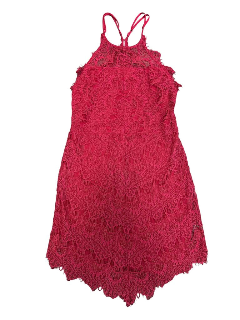 Intimately Free People She Got It Red Lace Dress - Size Large