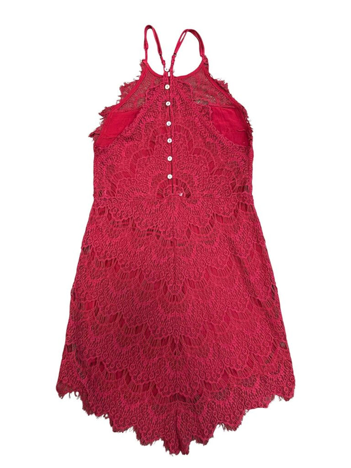 Intimately Free People She Got It Red Lace Dress - Size Large