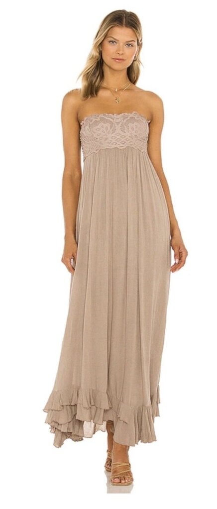 Free People Adella Corset Maxi Dress - Size Medium